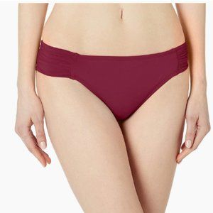 La Blanca Women's Island Goddess Side Shirred Hipster Swimsuit Bottom  Size 10